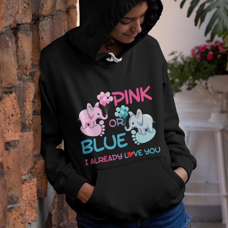 Gender Reveal Pink Or Blue Boy Or Girl Party Supplies Family Gift Youth Hoodie