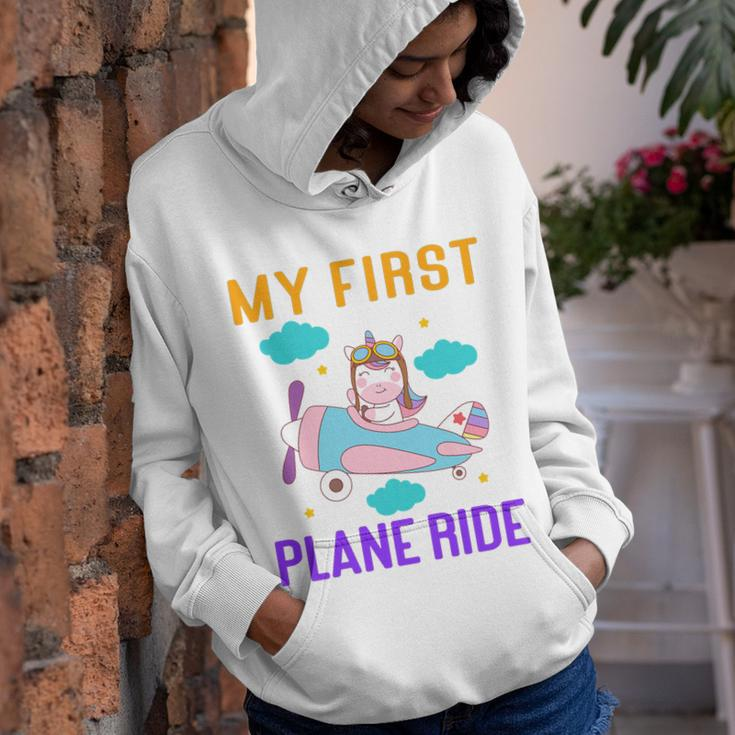 Kids First Time Flying My First Airplane Ride Boys Girls Youth Hoodie