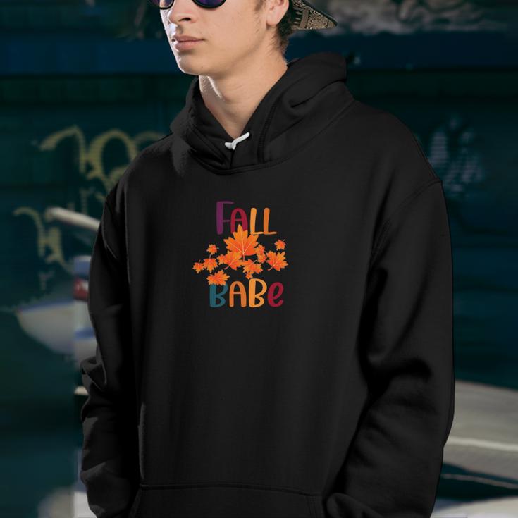 Autumn Leaves Fall Babe Youth Hoodie