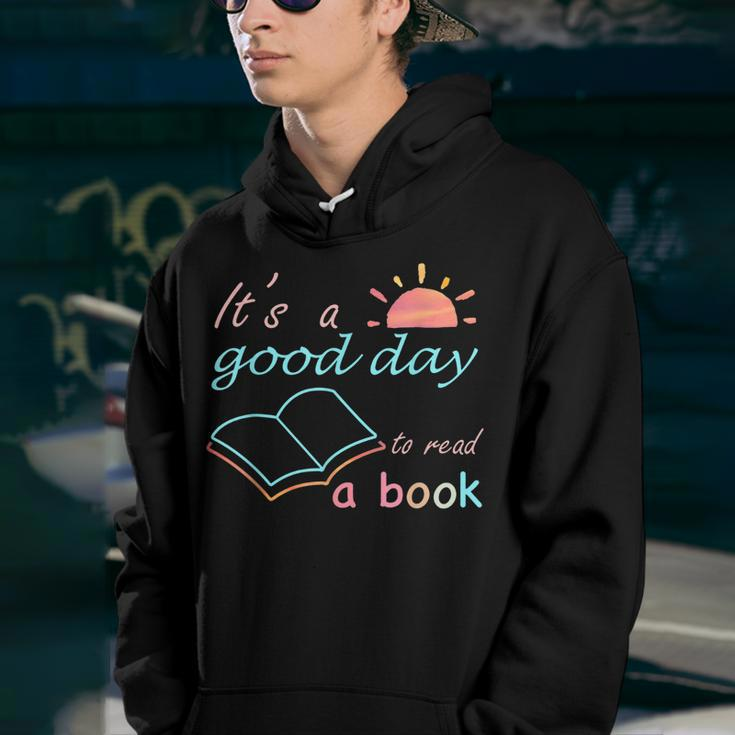 Its Good Day To Read Book Funny Library Reading Lovers Youth Hoodie