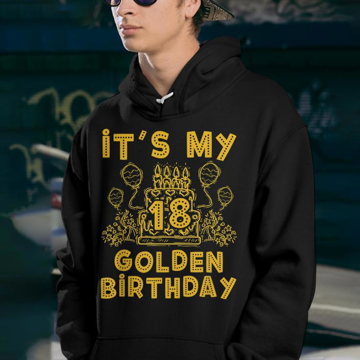 Its My Golden Birthday 18Th Birthday Youth Hoodie