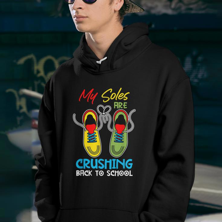 My Soles Are Crushing Funny Back To School Youth Hoodie