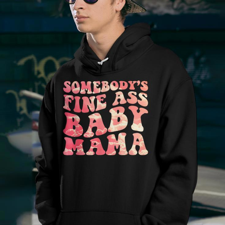 Somebodys Fine Ass Baby Mama Funny Mom Saying Cute Mom Youth Hoodie
