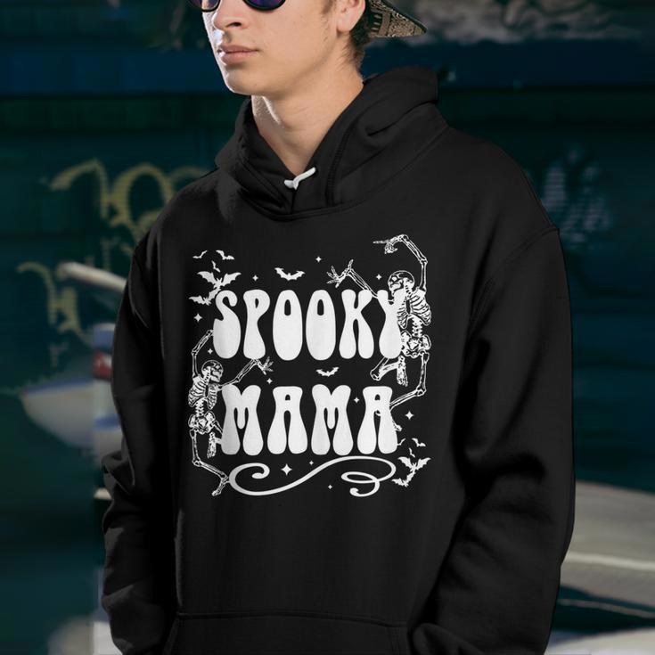 Spooky Mama Dancing Skeleton Funny Halloween Mama Youth Hoodie