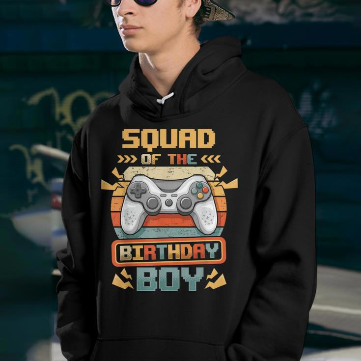 Squad Of The Birthday Boy Video Gamer Party Matching Family Youth Hoodie