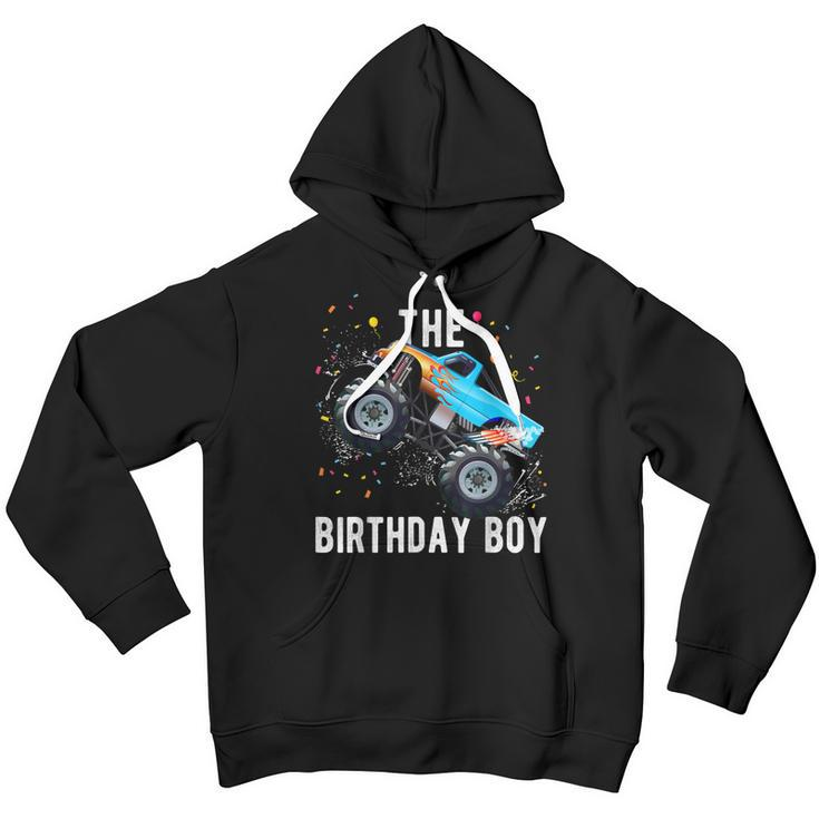 Birthday Boy Monster Truck Family Matching Youth Hoodie