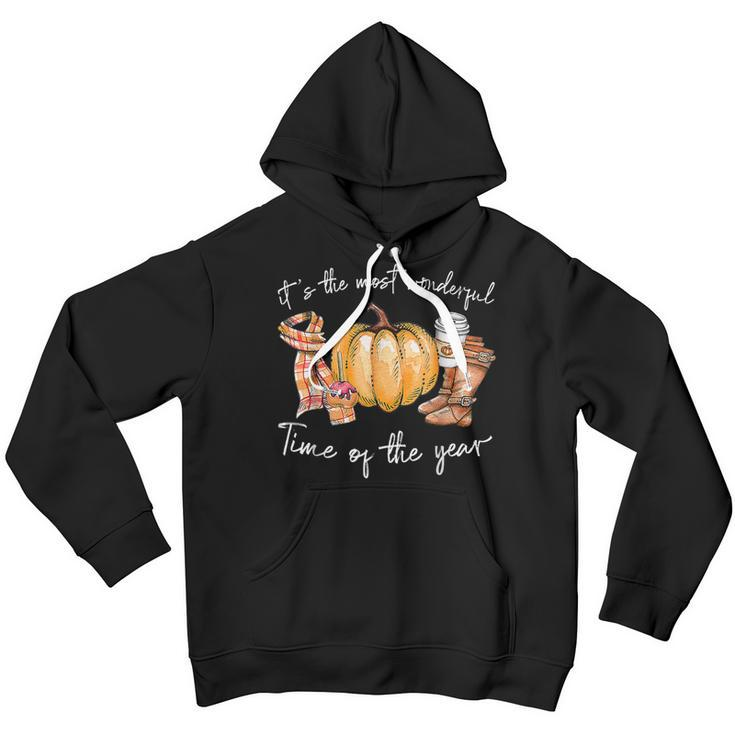 Its The Most Wonderful Time Of The Year Pumpkin Autumn Fall Youth Hoodie