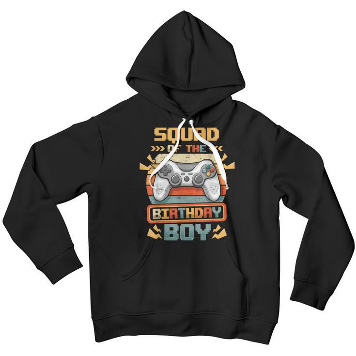 Squad Of The Birthday Boy Video Gamer Party Matching Family Youth Hoodie