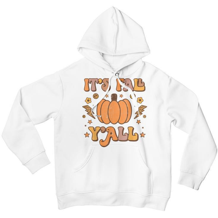 Its Fall Yall Pumpkin Spice Autumn Season Thanksgiving Youth Hoodie