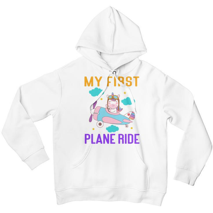 Kids First Time Flying My First Airplane Ride Boys Girls Youth Hoodie
