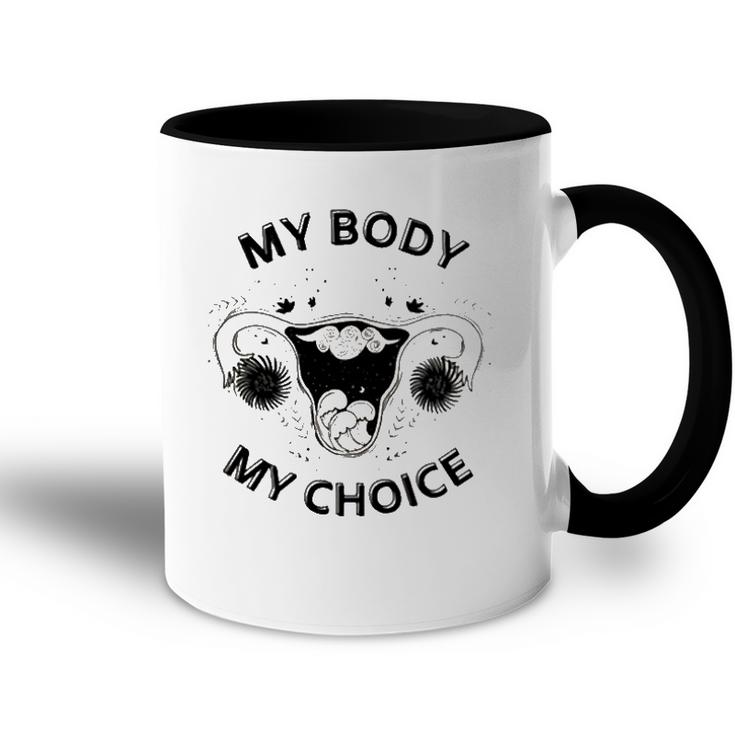 Pro-Choice Texas Women Power My Uterus Decision Roe Wade Accent Mug