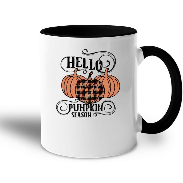 Hello Pumpkin Season Fall V2 Accent Mug