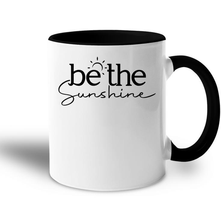 Be The Sunshine Retro Beach Vacation Summer Quote Women Gift  Accent Mug