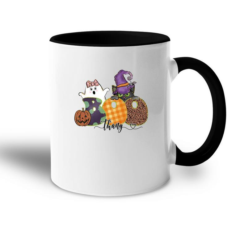 Boo Thang Boo Crew Cat Witch Funny Halloween Accent Mug