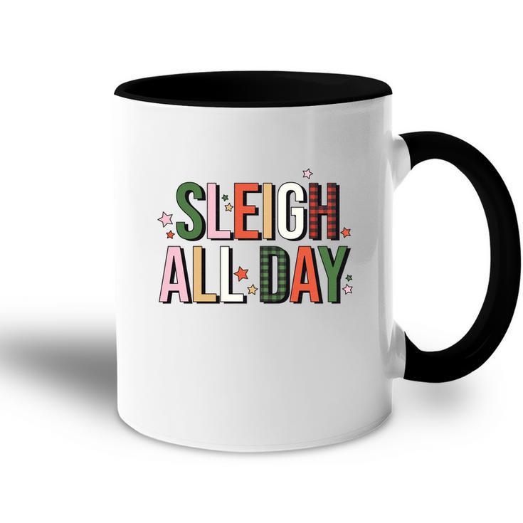 Christmas Retro Sleigh All Day Accent Mug