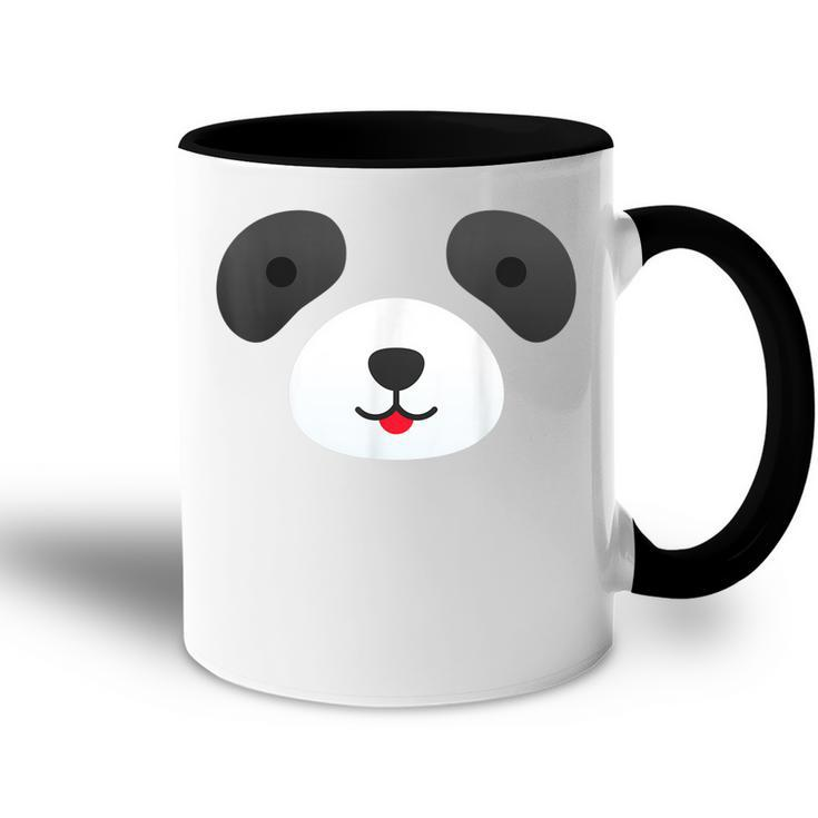Cute Bear Panda Face Diy Easy Halloween Party Easy Costume  Accent Mug