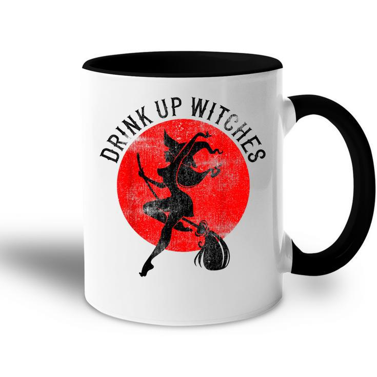 Drink Up Witches  Funny Witch Costume  Halloween  Accent Mug