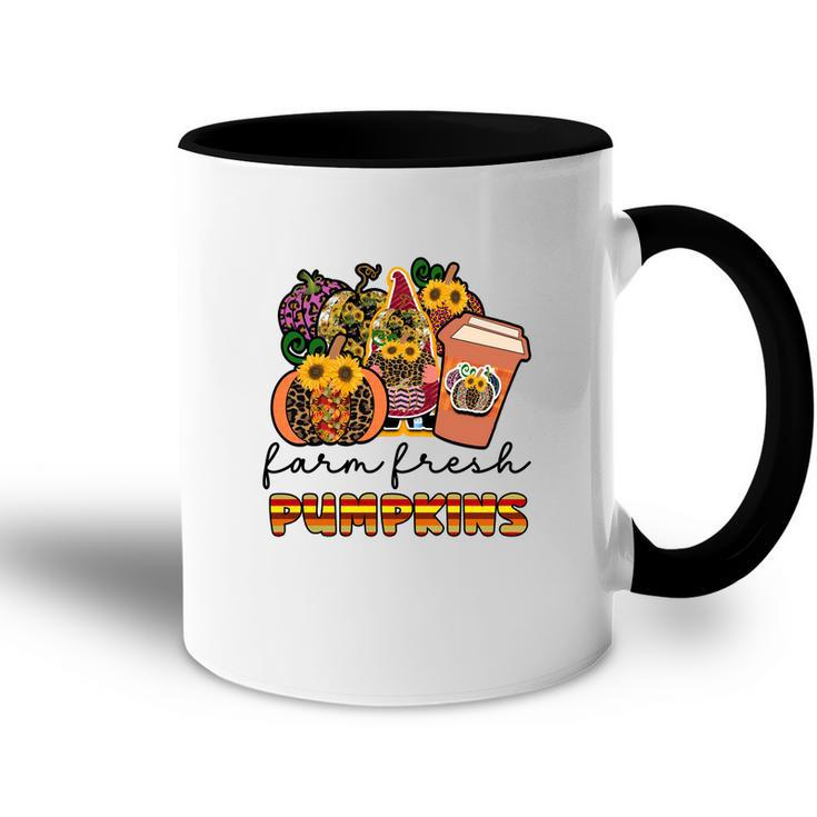 Farm Fresh Pumpkins Fall Season Gnomes Coffee Hobby Accent Mug