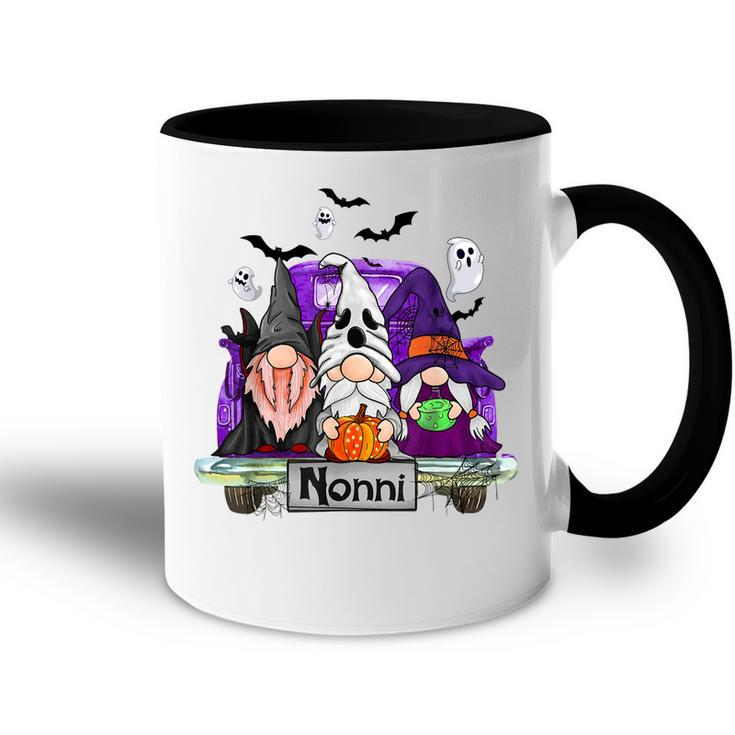 Gnomes Witch Truck Nonni Funny Halloween Costume  Accent Mug