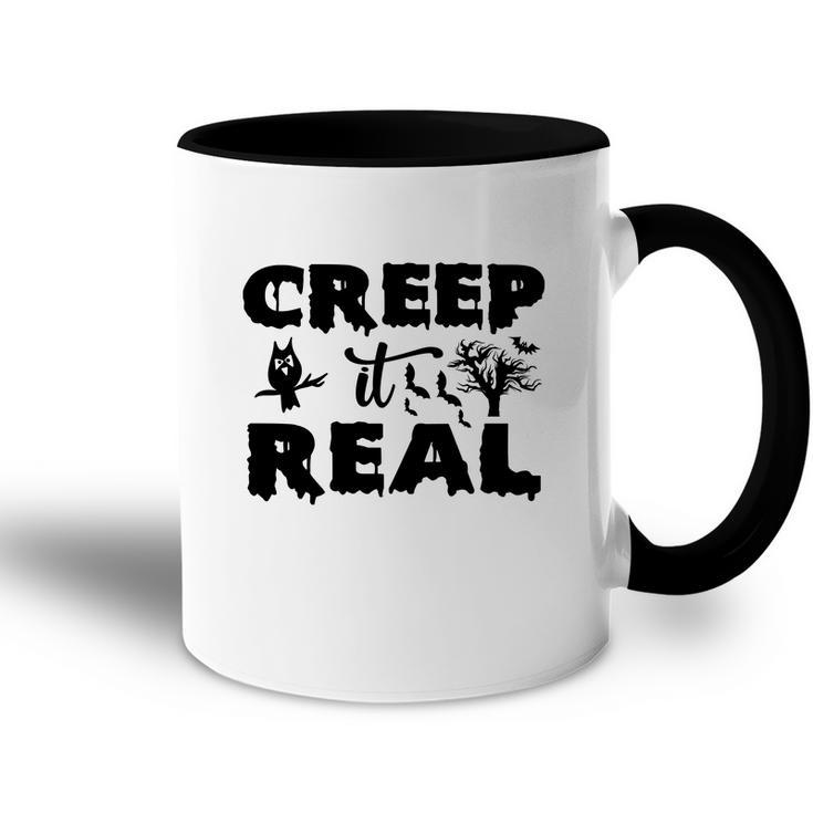 Halloween Owl Creep It Real Accent Mug
