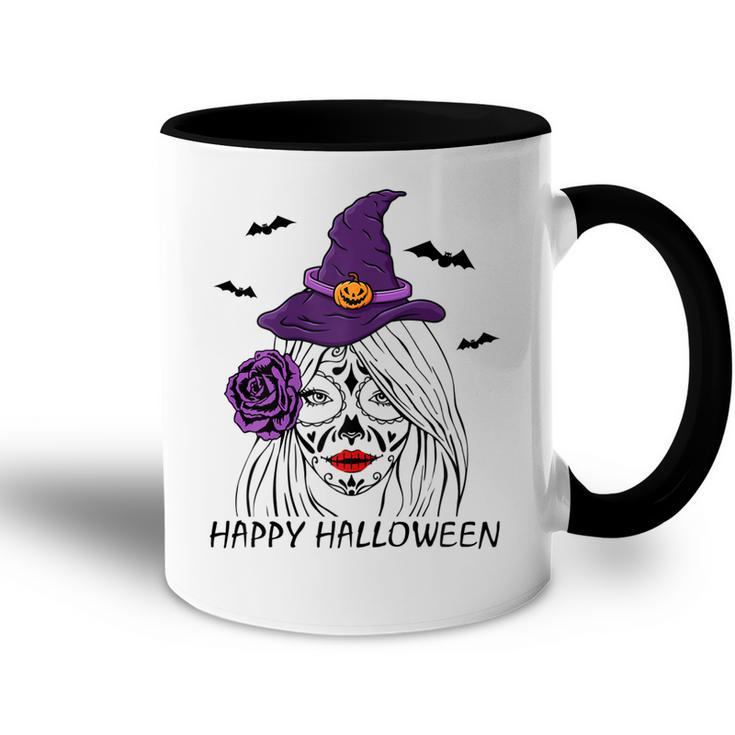 Happy Halloween Catrina Costume For Moms Witch Halloween  Accent Mug