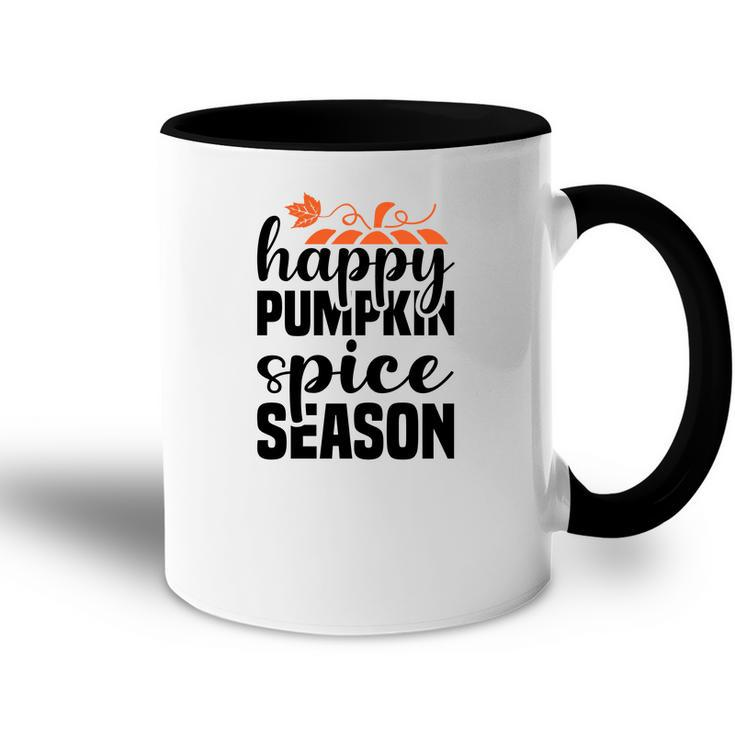 Happy Pumpkin Spice Season Fall V3 Accent Mug