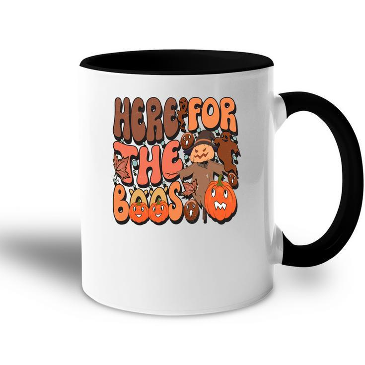 Here For The Boos Groovy Fall Accent Mug