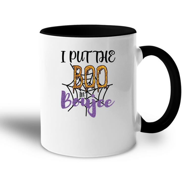 I Put The Boo In Boujee Spider Halloween Accent Mug