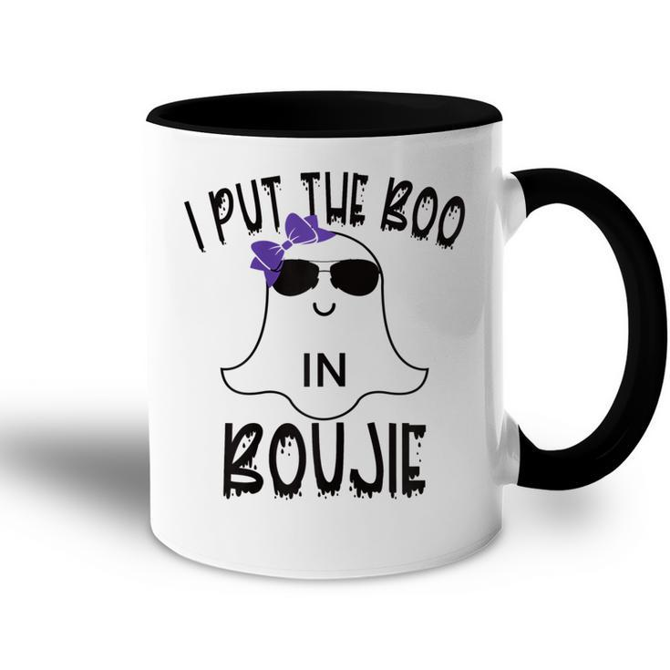 I Put The Boo In Boujie Funny Cute Halloween Costume Boujee  Accent Mug