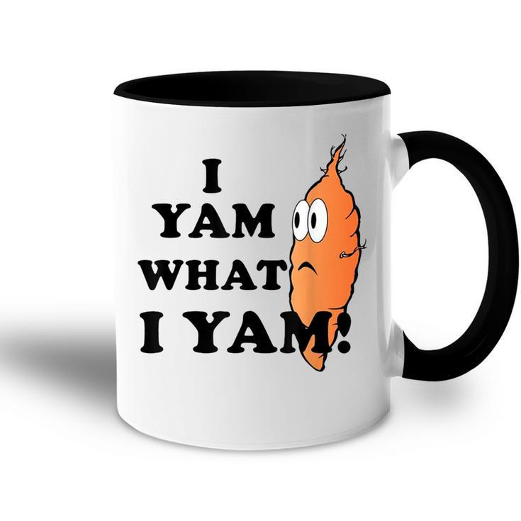 I Yam What I Yam Classic Gift For Men Women  Accent Mug