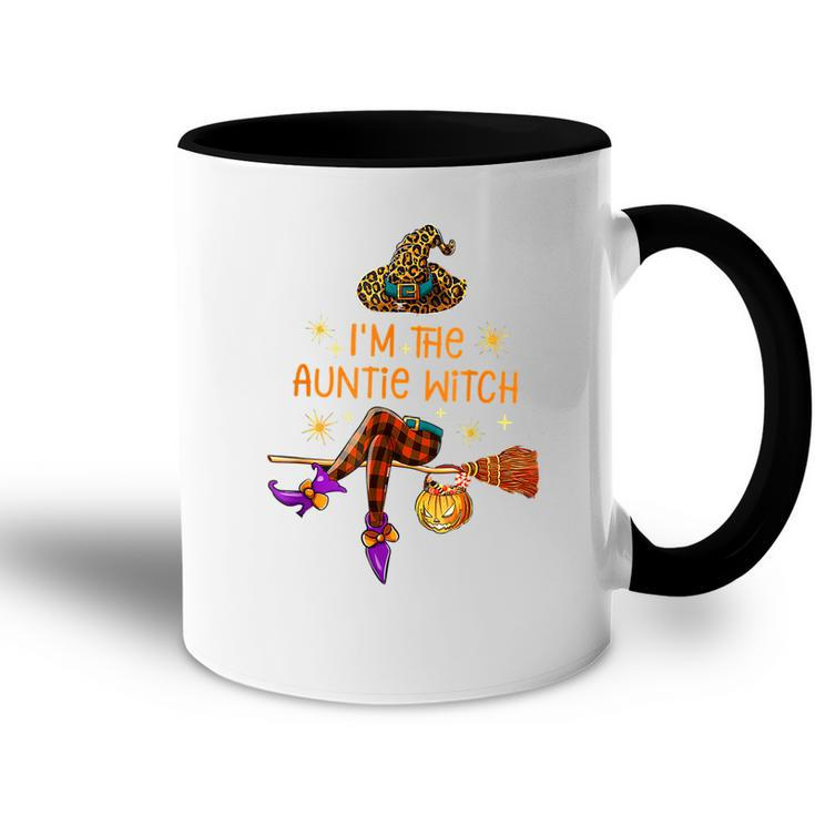 Im The Auntie Witch Spooky Auntie Witchy Halloween  Accent Mug