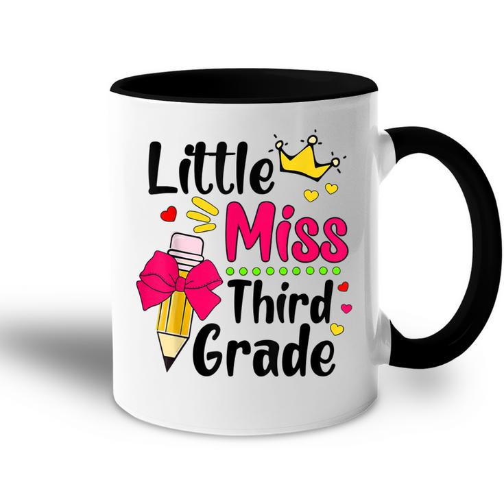 Little Miss 3Rd Grader First Day Of Hello Third Grade Girls  Accent Mug