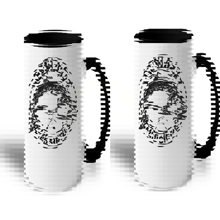 O-Fish-Ally Retired 2022 Fishing Retirement Funny Fisherman Accent Mug