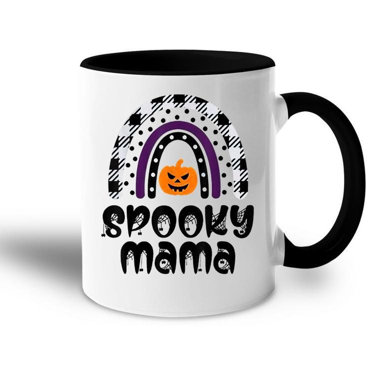 One Spooky Mama Funny Family Halloween Costume Matching Gift  Accent Mug