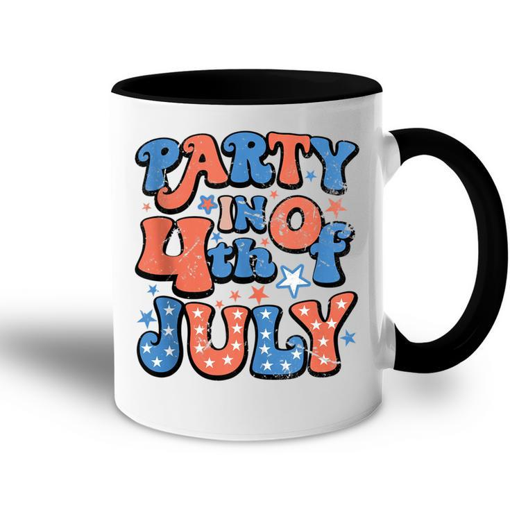 Party In The Usa Fourth Of July  4Th Of July Vintage  Accent Mug