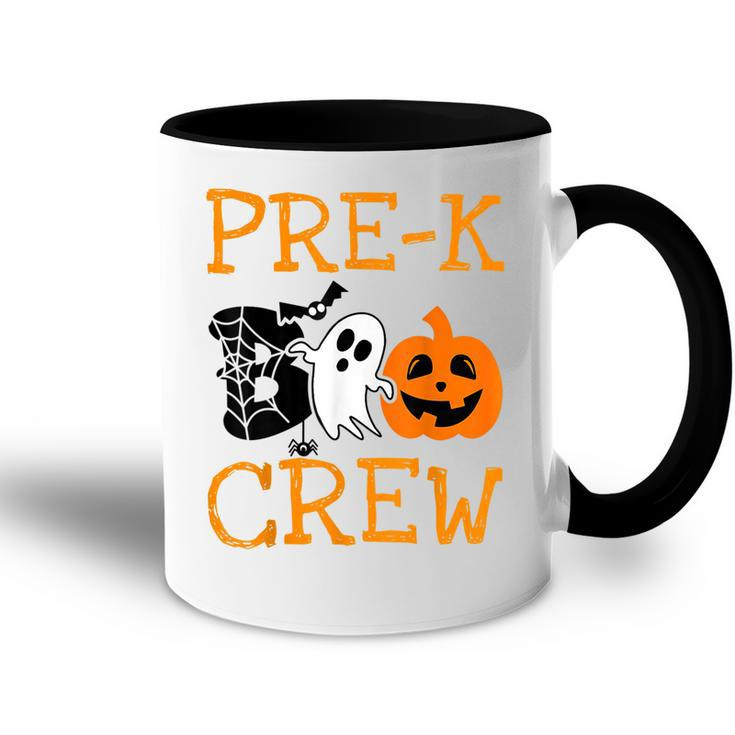 Pre-K Boo Crew Vintage Halloween Costumes For Pre-K Teachers  Accent Mug