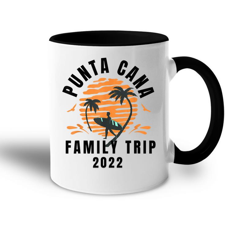 Punta Cana Family Vacation 2022 Matching Dominican Republic V3 Accent Mug