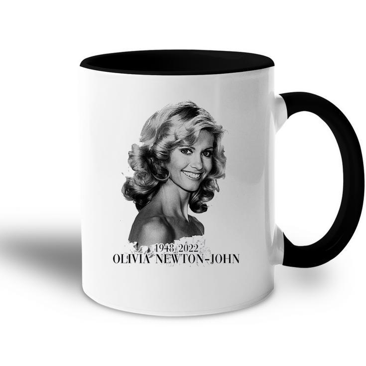 Rest In Peace 1948 2022 Olivia Newton-John Legend Accent Mug