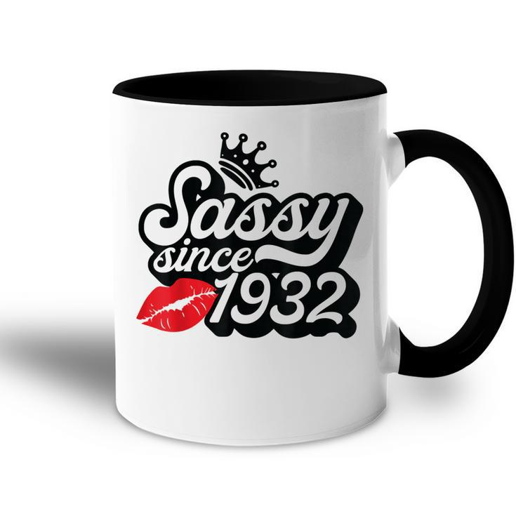 Sassy Since 1932 Fabulous 90Th Birthday Gifts Ideas For Her  Accent Mug
