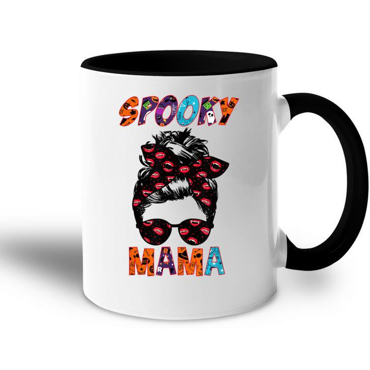 Spooky Mama Halloween Mom  Accent Mug