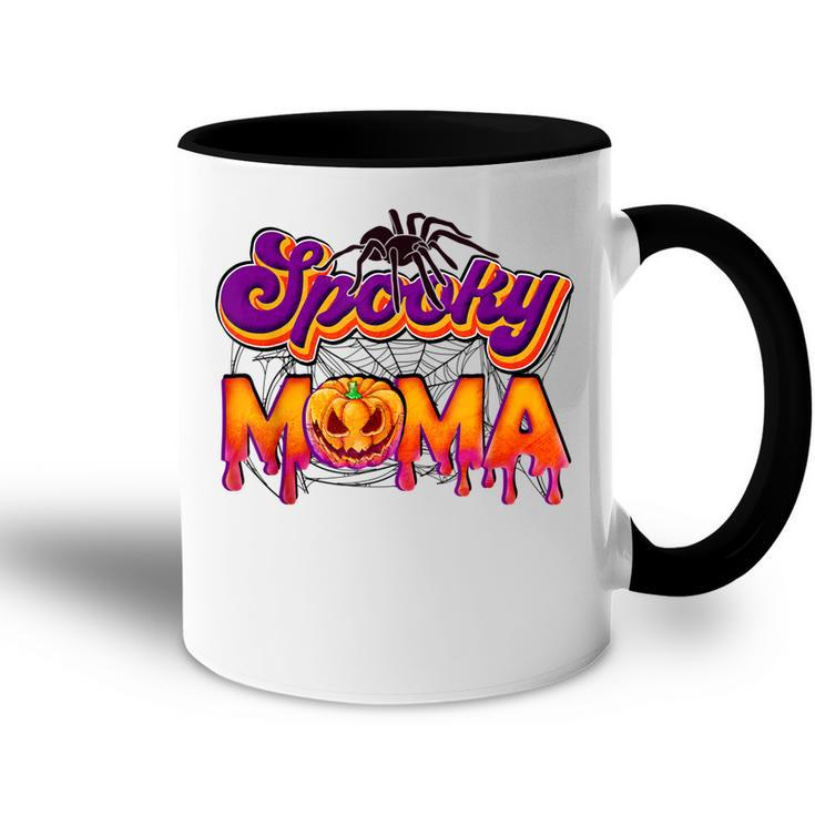 Spooky Mama Jack O Lantern Halloween Mama Pumpkin  Accent Mug