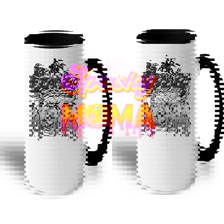 Spooky Mama Jack O Lantern Halloween Mama Pumpkin  Accent Mug