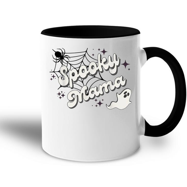 Spooky Mama T Funny Family Halloween Matching Gifts  Accent Mug