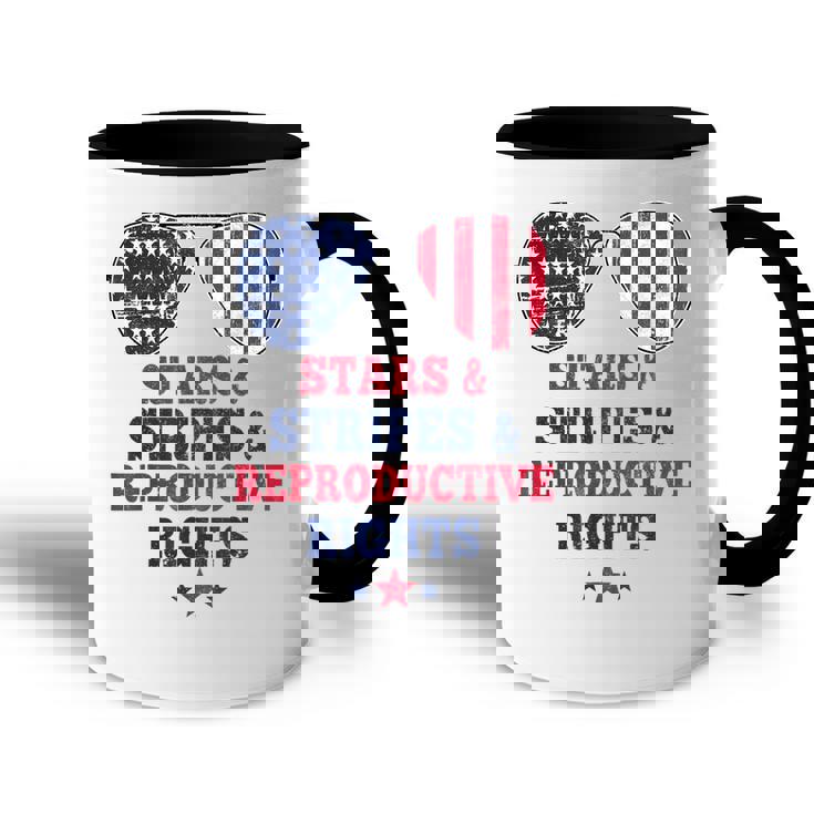 Stars Stripes Reproductive Rights American Flag 4Th Of July  Accent Mug