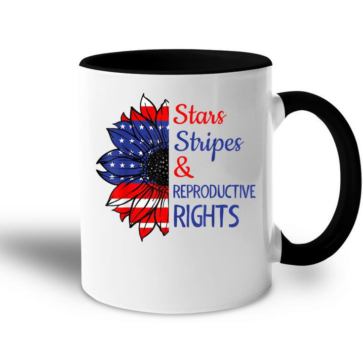 Stars Stripes Reproductive Rights American Flag 4Th Of July  V7 Accent Mug