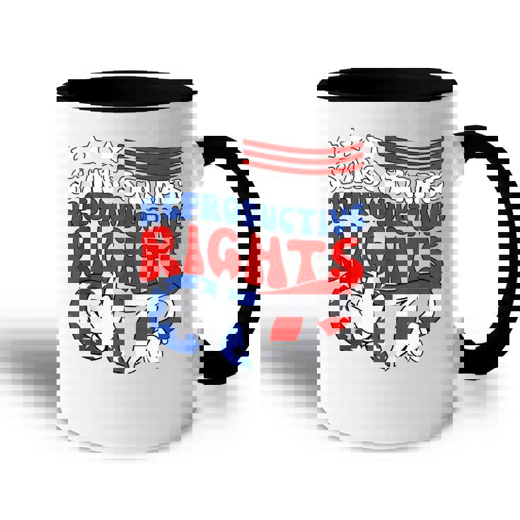 Stars Stripes Reproductive Rights Patriotic 4Th Of July  V18 Accent Mug