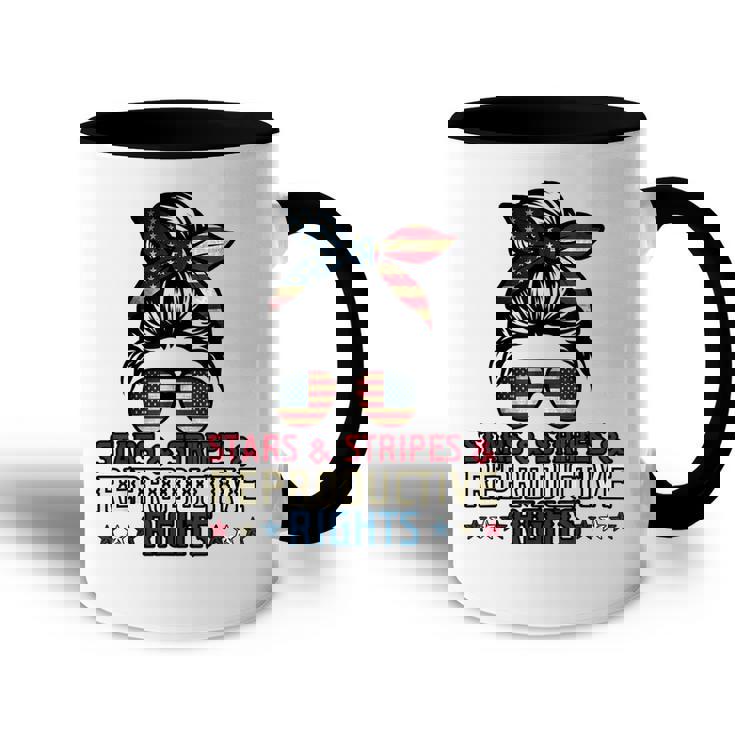 Stars Stripes Reproductive Rights Patriotic 4Th Of July  V5 Accent Mug