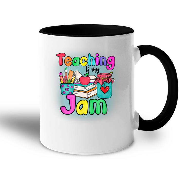 Teaching Is My Profession Jam Cute Graphic Teachers  Accent Mug