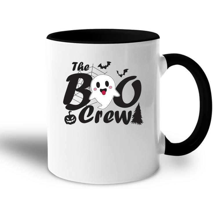 The Boo Crew Cute Ghost Happy Halloween Accent Mug