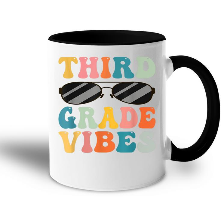 Third Grade Vibes 3Rd Grade Team Retro 1St Day Of School  V2 Accent Mug